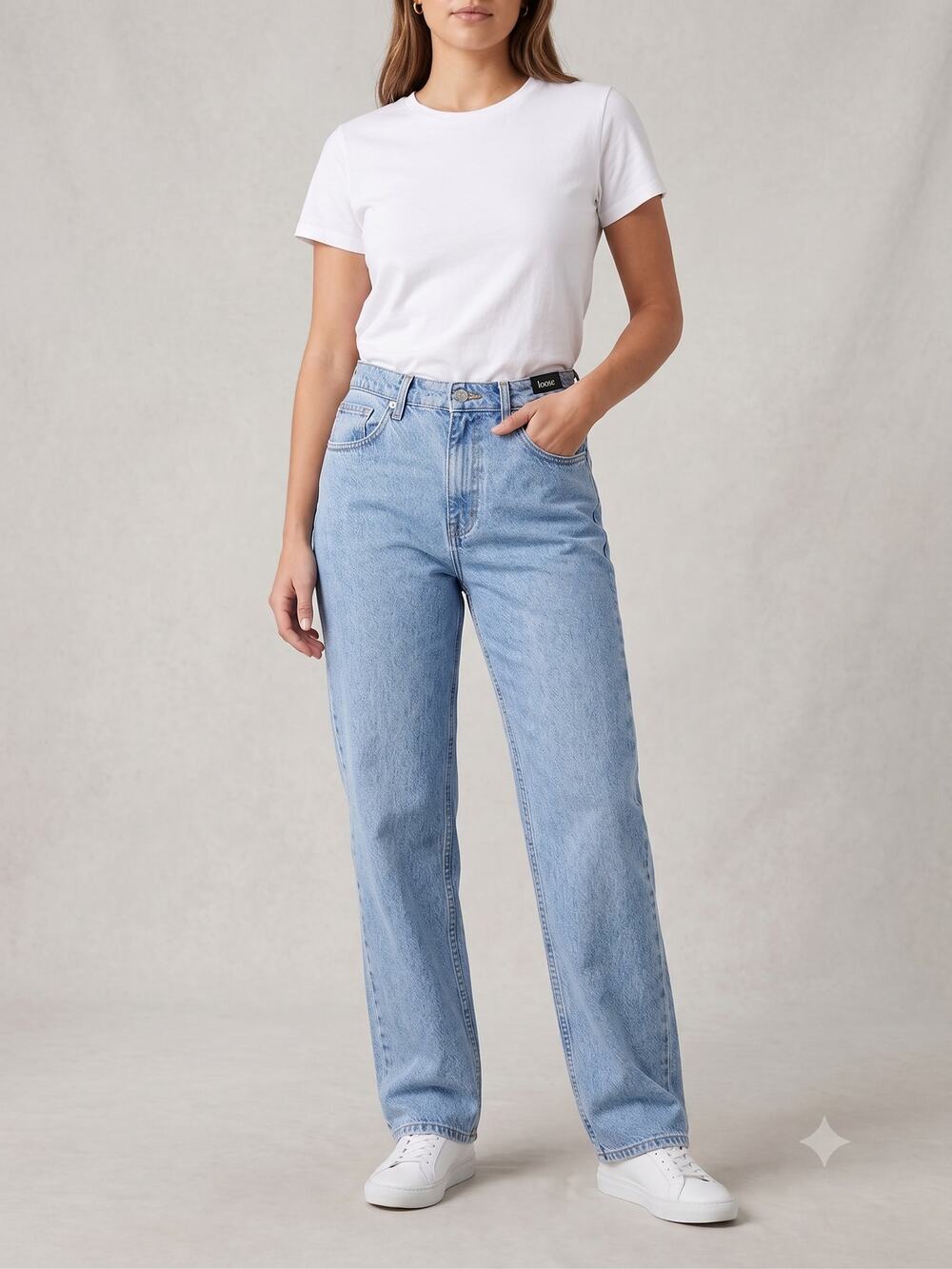 VTG Levi’s Silver Tab Loose Straight Jeans Womens 11 Jr Blue Denim Classic USA